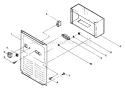 Part Location Diagram of 70758 Briggs and Stratton Receptacle panel